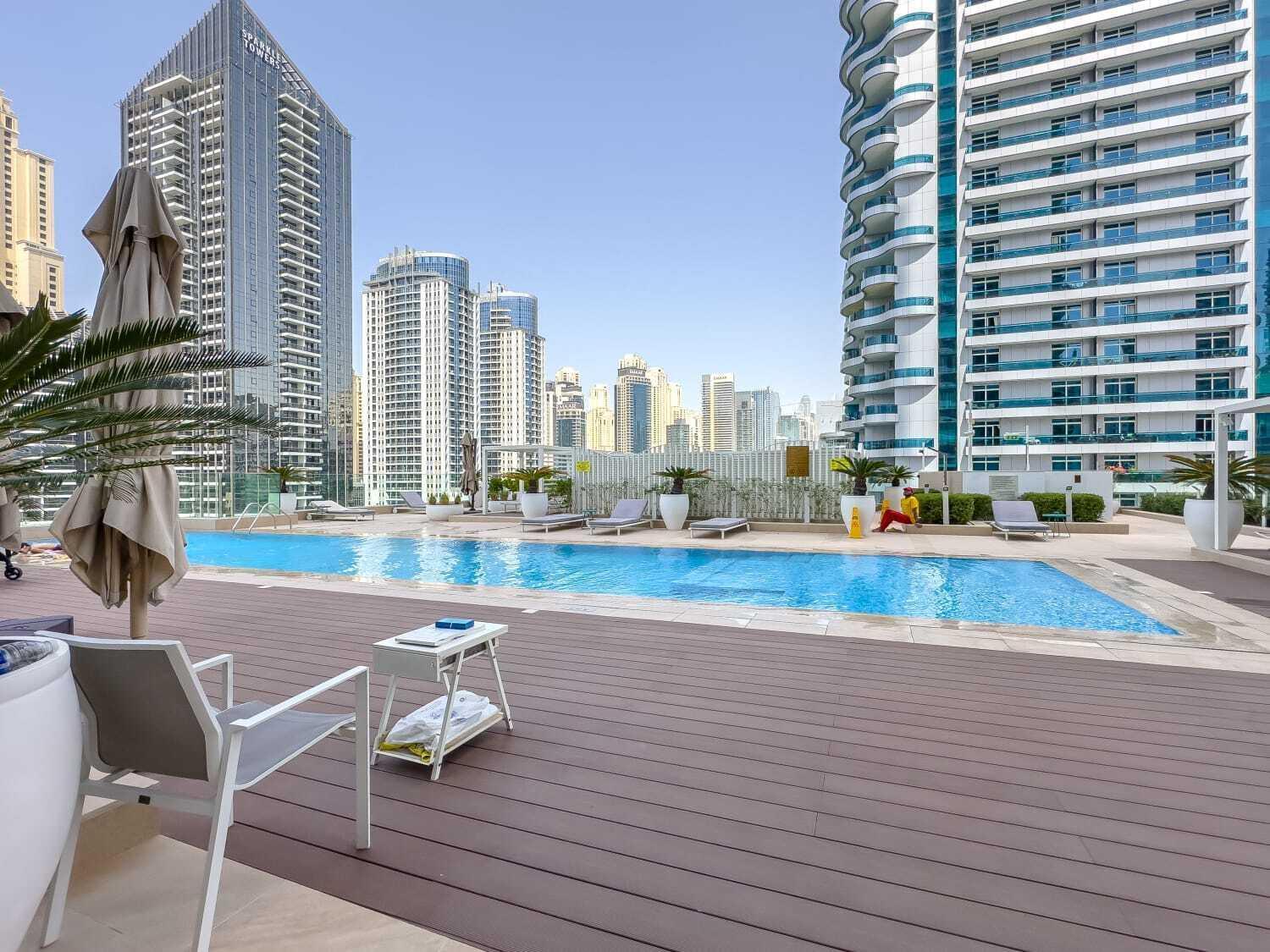 Апартаменты Marco Polo - Stunning 2 Bedroom With Marina Views, Huge Pool & Gym